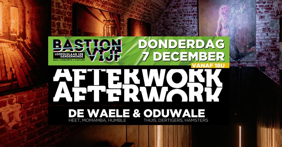 After work: De Waele & Oduwale