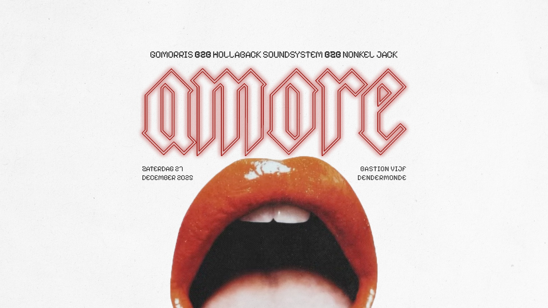 Amore: Gomorris b2b Hollaback Soundsystem b2b Nonkel Jack