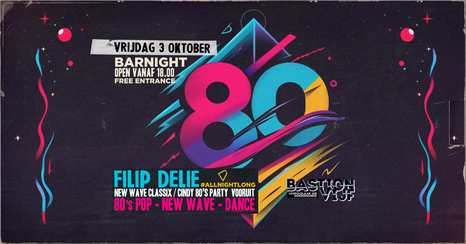 Bar night: 80s night