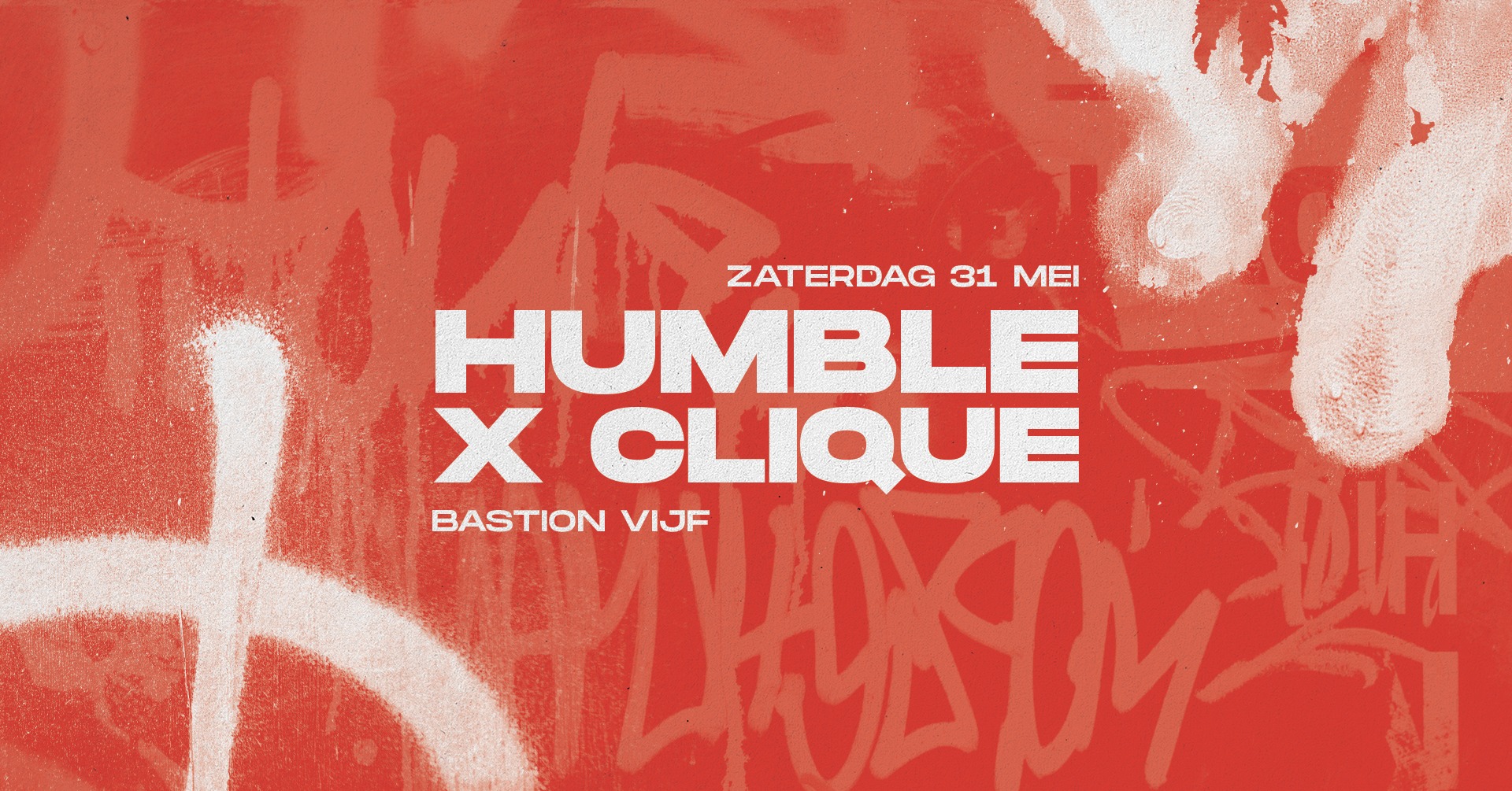 Club Springtij afterparty: Humble x Clique w/ Niki August, DRS, Nonkel Jack