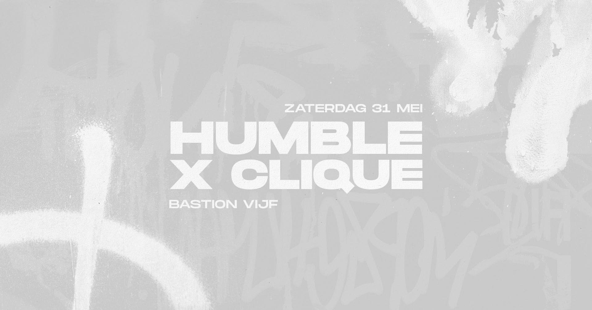 Cancelled: Club Springtij afterparty Humble x Clique 