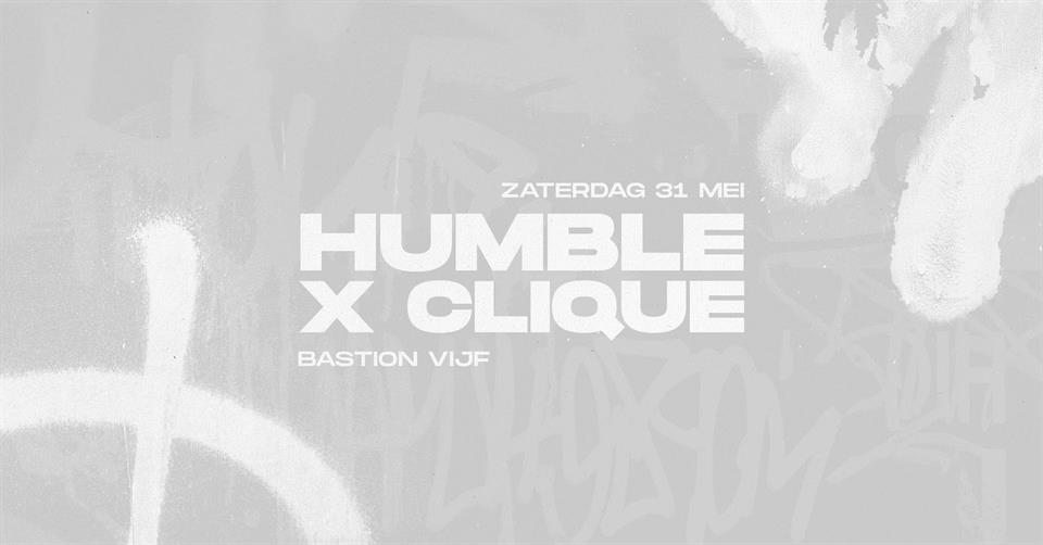 Cancelled: Club Springtij afterparty Humble x Clique 