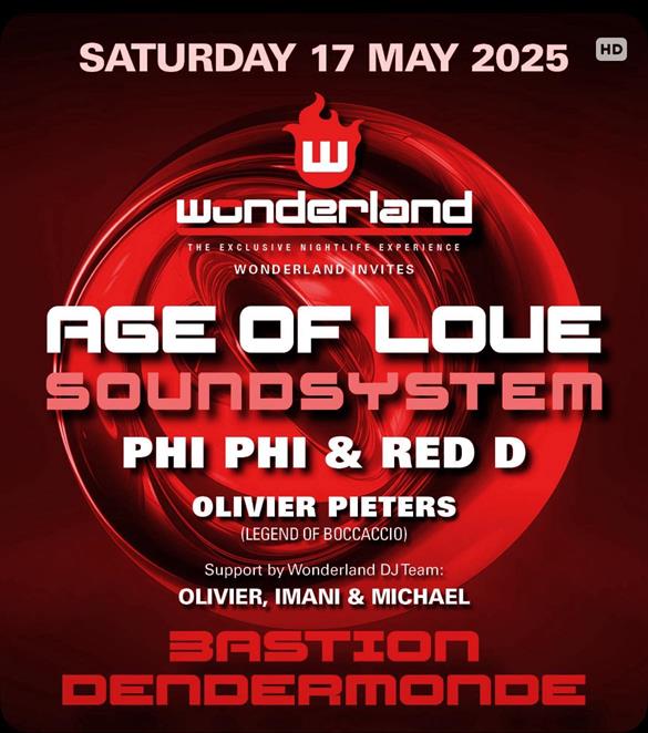 Wonderland presents: Age of Love soundsystem