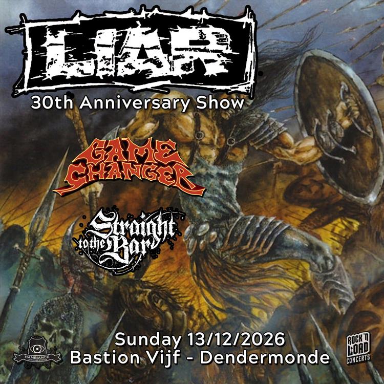 Concerten: LIAR 30th Anniversary Show ism Rocknload & Hambiance vzw