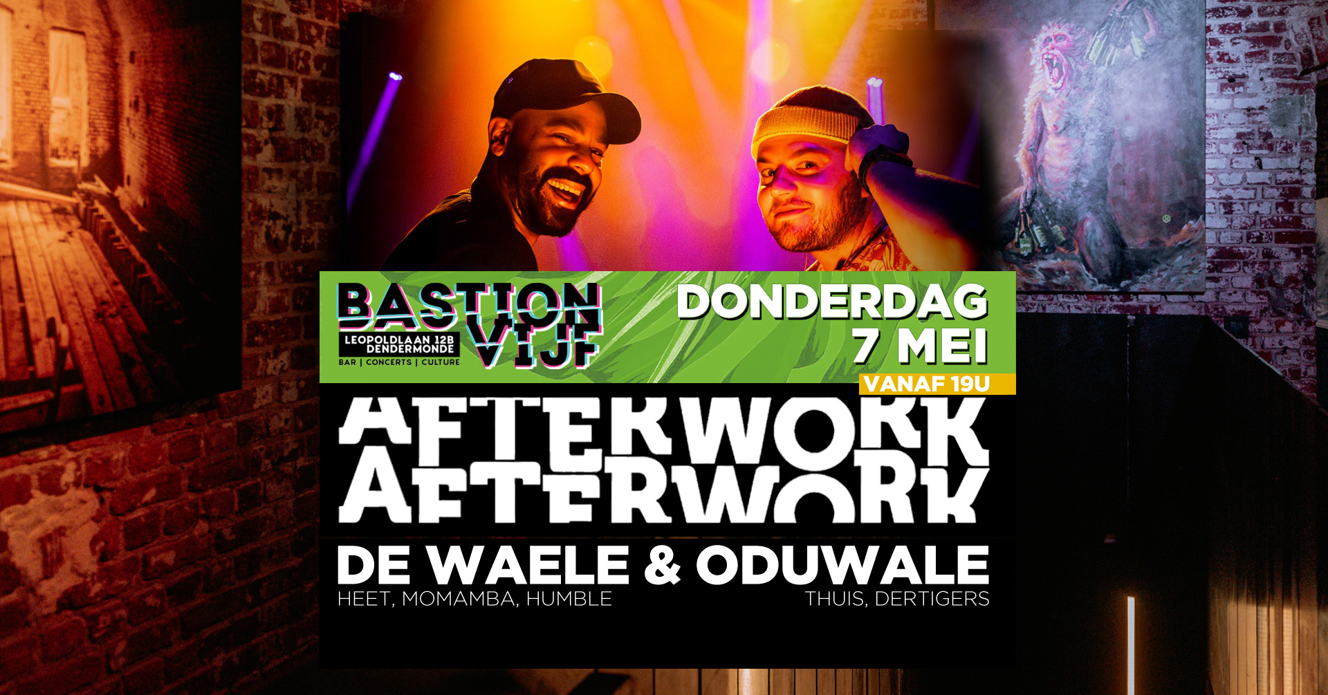 After work w/ Dewaele & Oduwale