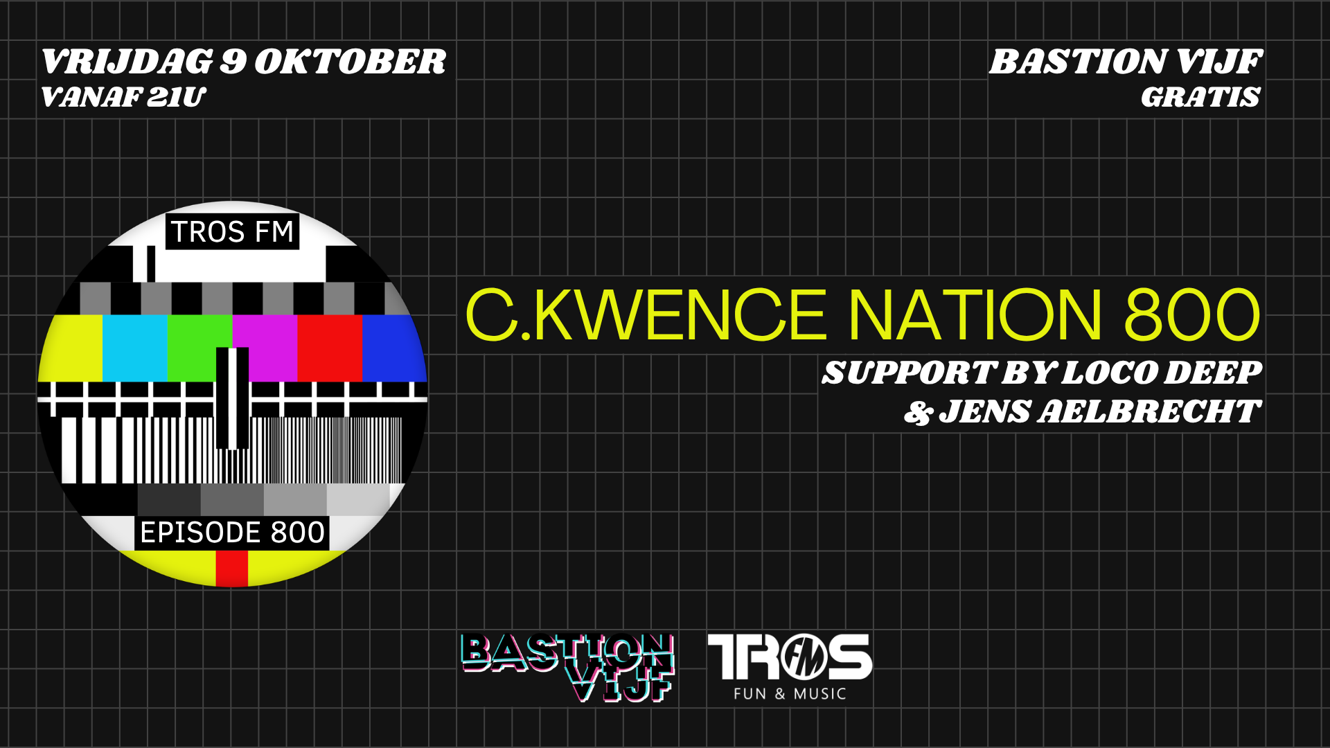 Bar night: C.kwence Nation ism Tros FM