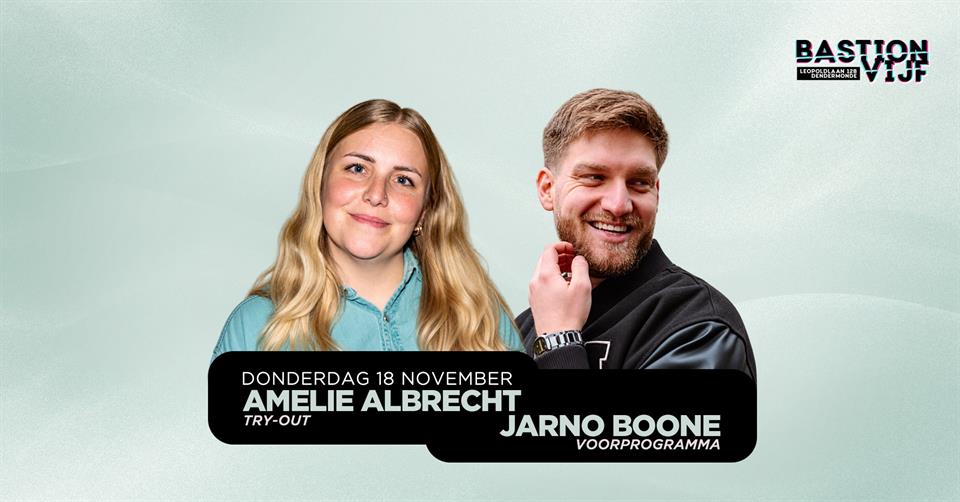 Comedy: Amelie Albrecht - Tryout + Jarno Boone