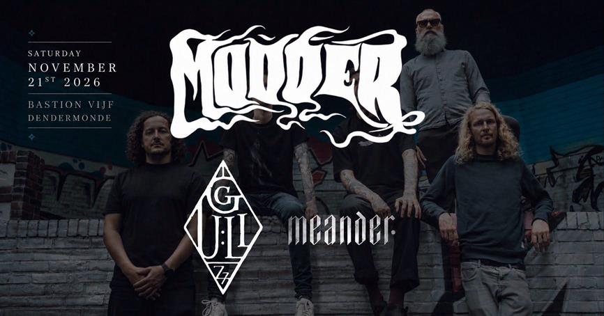 Concerten: Modder // GGU:LL // Meander ism Grit & Grime