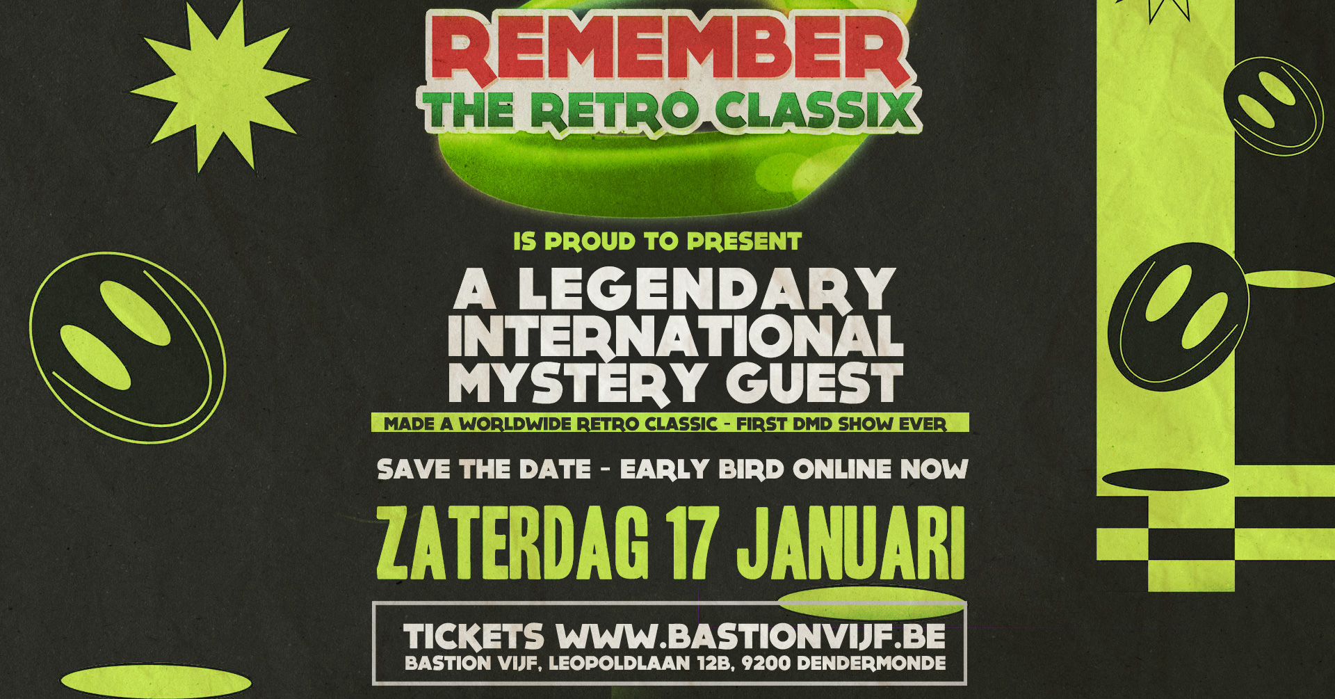 Remember: more info soon