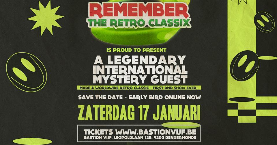 Remember: more info soon